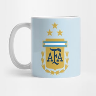 Argentina Football Team With Three Stars Mug